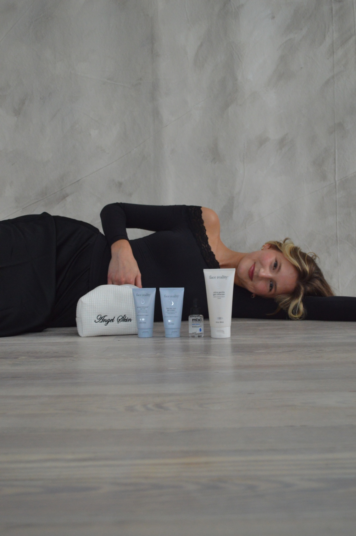 Sara, founder of Angel Skin, in her treatment room